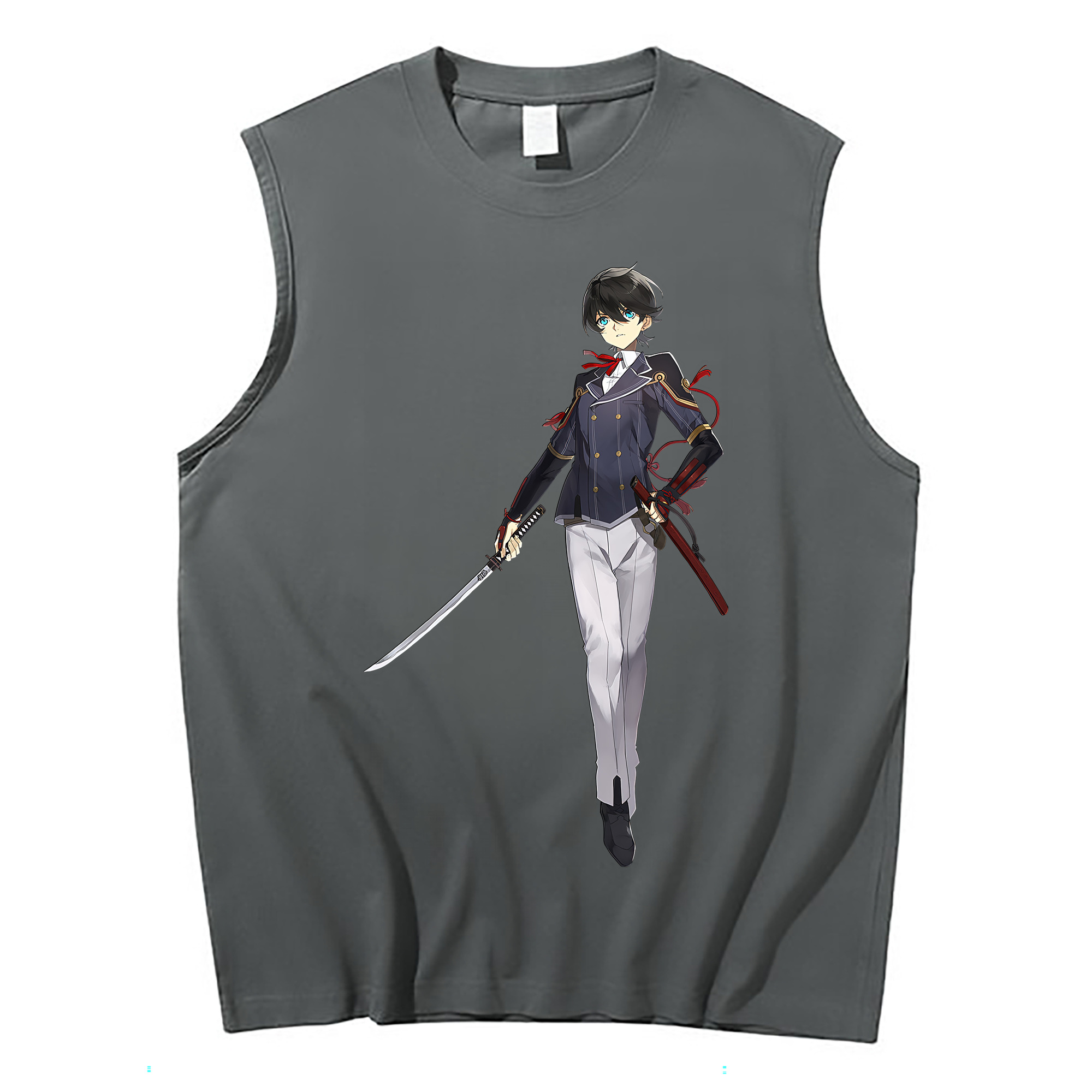 （画像用） 刀剣乱舞 Touken Ranbu コットン100％タンクトップ（フロントプリント）